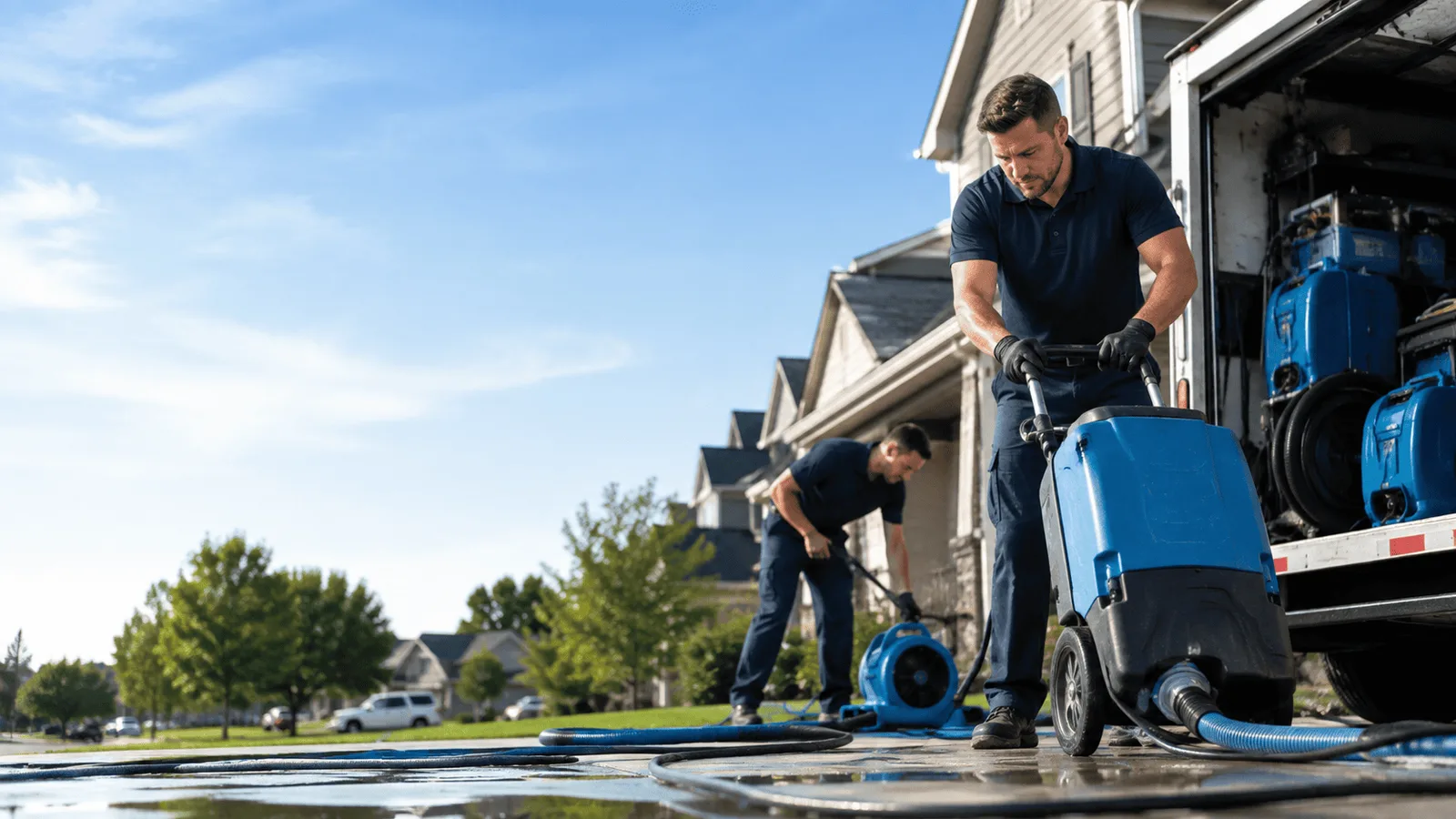 Dehumidification being performed in Fountain Inn, SC